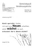 Gemeindegru - Dezember 2006 bis Februar 2007 - Cover