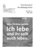 Gemeindegru - Dezember bis Mrz 2008 - Cover